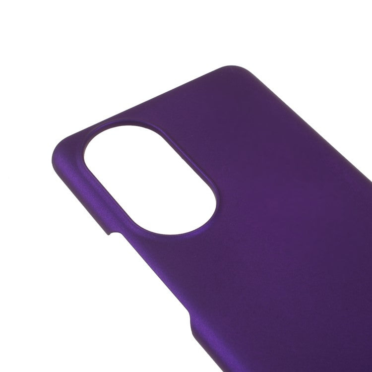 Colorful Rubberized Workmanship Plastic Phone Case for Honor 50 / Huawei nova 9 - Purple