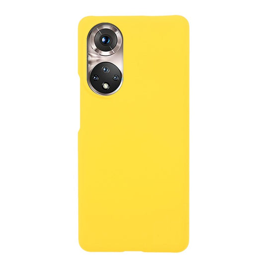 Rubberized Workmanship Multiple Color Plastic Phone Case for Honor 50 Pro / Huawei nova 9 Pro - Yellow