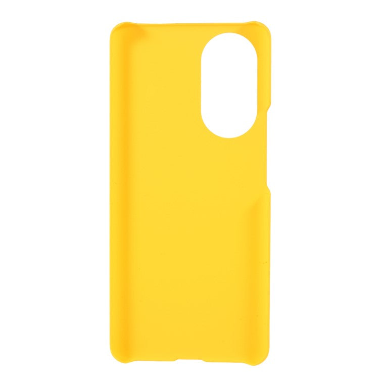 Rubberized Workmanship Multiple Color Plastic Phone Case for Honor 50 Pro / Huawei nova 9 Pro - Yellow