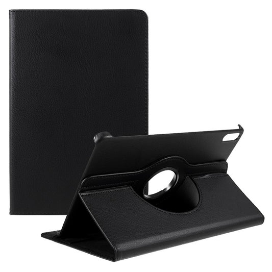 360 Rotation Stand Leather Protective Tablet Case Shell for Huawei MatePad 11 (2021) - Black