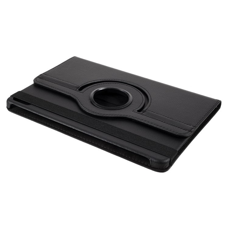 360 Rotation Stand Leather Protective Tablet Case Shell for Huawei MatePad 11 (2021) - Black