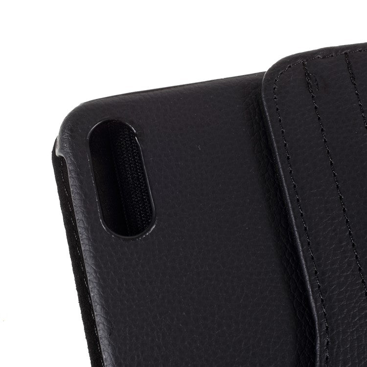 360 Rotation Stand Leather Protective Tablet Case Shell for Huawei MatePad 11 (2021) - Black