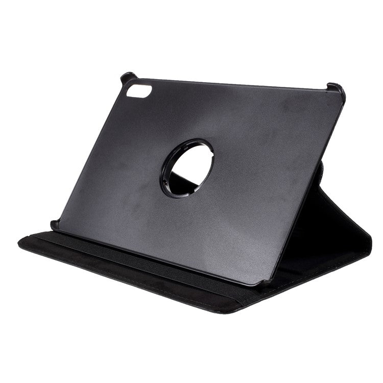 360 Rotation Stand Leather Protective Tablet Case Shell for Huawei MatePad 11 (2021) - Black