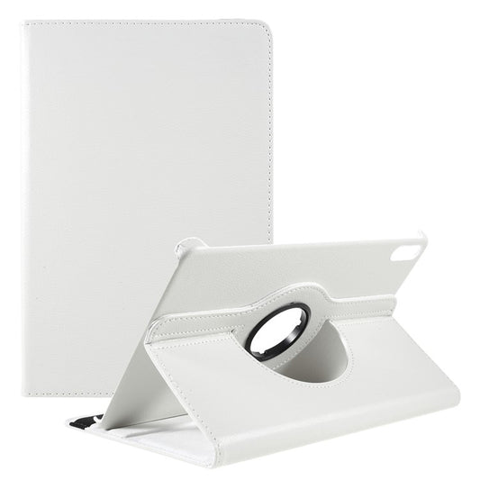 360 Rotation Stand Leather Protective Tablet Case Shell for Huawei MatePad 11 (2021) - White