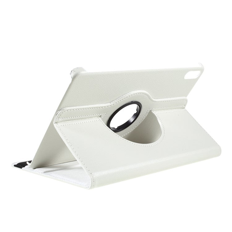 360 Rotation Stand Leather Protective Tablet Case Shell for Huawei MatePad 11 (2021) - White