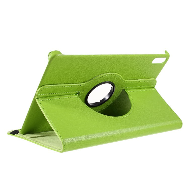 360 Rotation Stand PU Leather Protective Tablet Case Shell for Huawei MatePad 11 (2021) - Green
