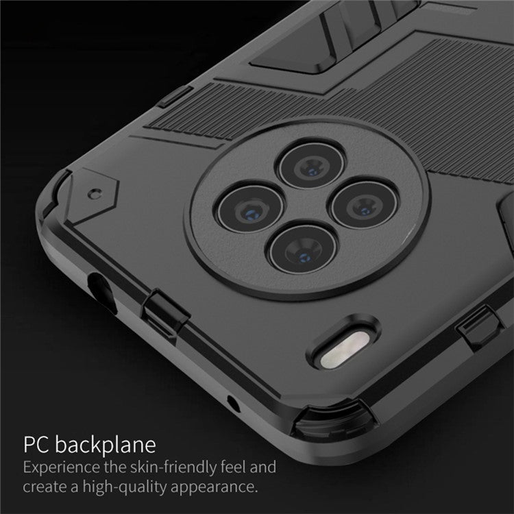 Armor Shockproof Hard PC + TPU Bumper Hybrid Protective Cover with Kickstand for Huawei nova 8i (Global Version)/Honor 50 Lite - Orange
