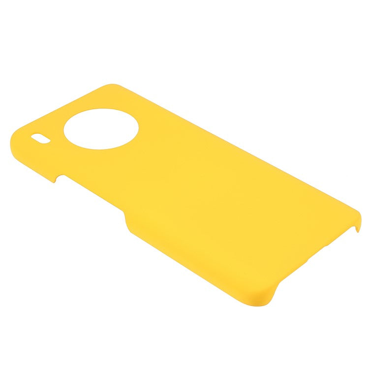 Rubberized Hard Plastic Shockproof Protective Phone Cover for Huawei nova 8i / Honor X20/Honor 50 Lite - Yellow