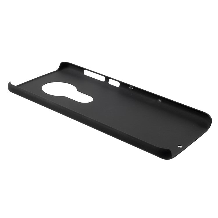 Rubberized PC Back Case for Motorola Moto G7 / G7 Plus - Black