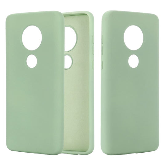 Liquid Silicone Case Protective Phone Cover for Motorola Moto E5 - Green
