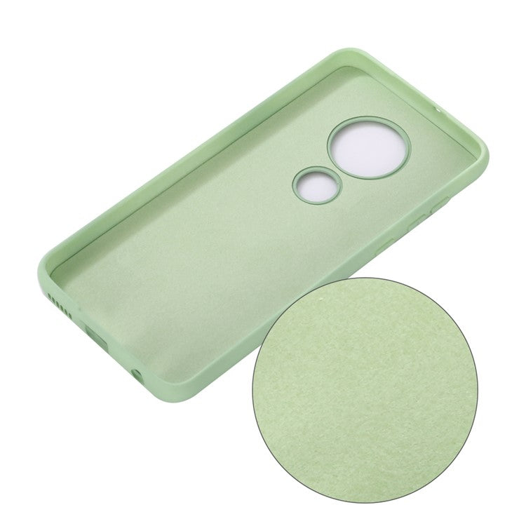Liquid Silicone Case Protective Phone Cover for Motorola Moto E5 - Green