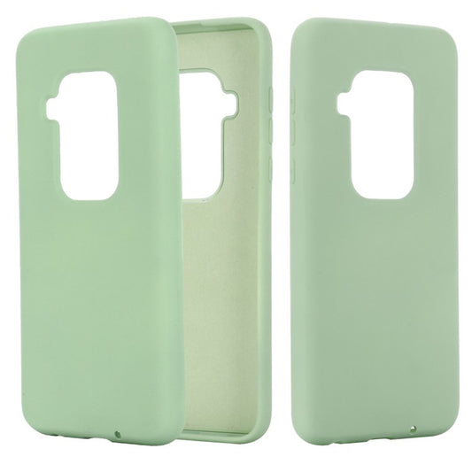 Soft Liquid Silicone Phone Back Cover Casing for Motorola One Zoom - Green