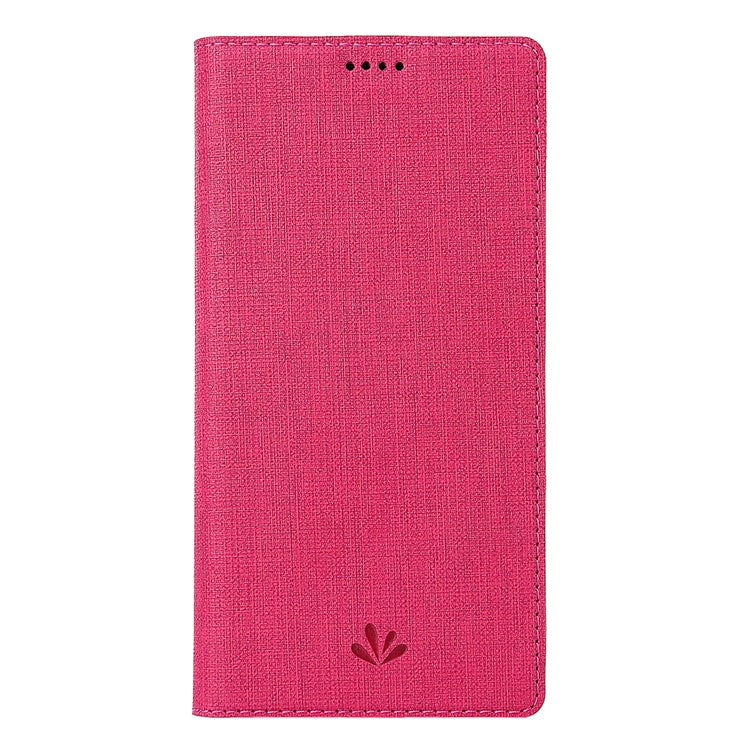 For Motorola One Action VILI DMX Cross Style Leather Stand Shell - Rose