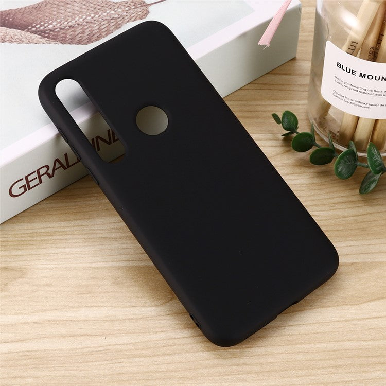 Liquid Silicone Back Case for Motorola Moto G8 Plus - Black