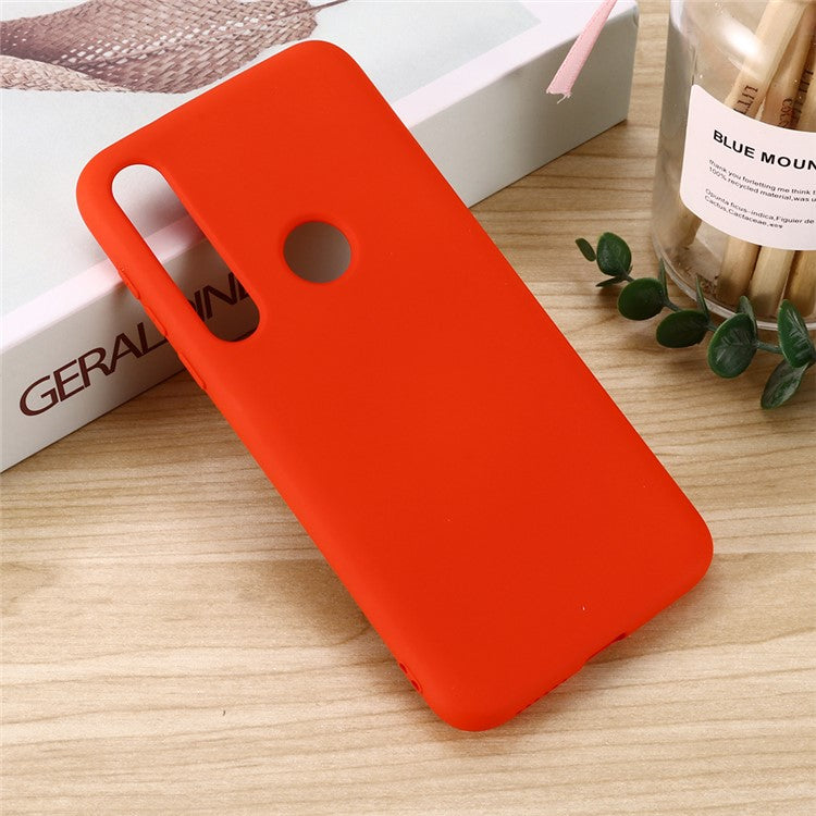 Liquid Silicone Back Case for Motorola Moto G8 Plus - Red