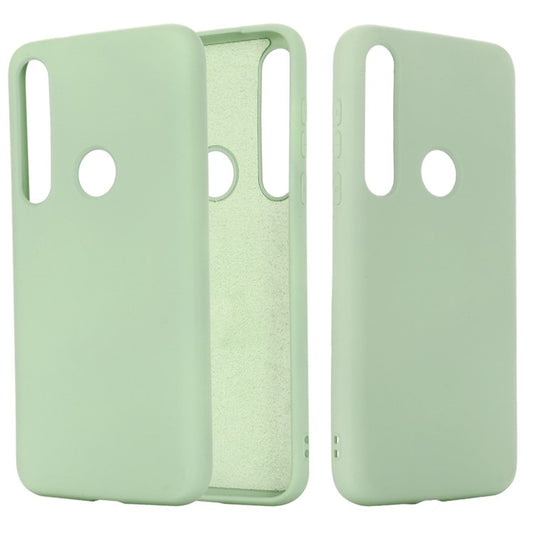 Liquid Silicone Back Case for Motorola Moto G8 Plus - Green
