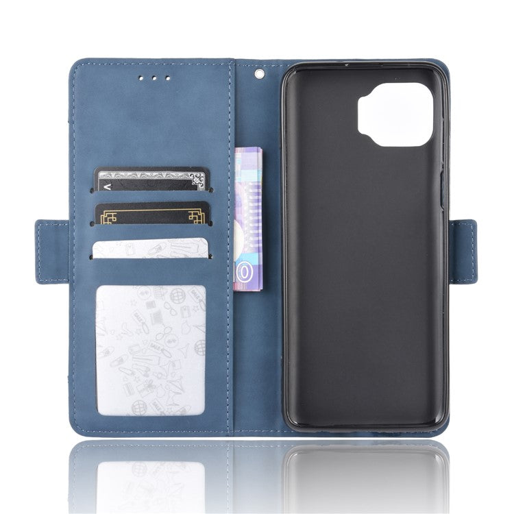 Wallet Stand Flip Leather Protective Case for Motorola Moto G 5G Plus - Blue