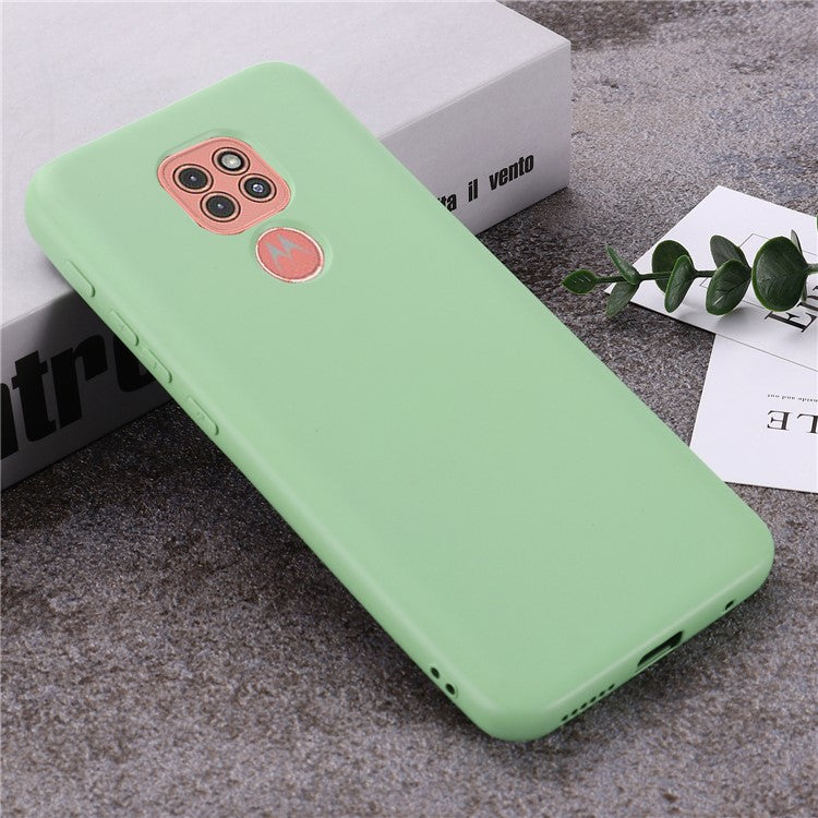 Soft Liquid Silicone Mobile Phone Cover for Motorola Moto G9 Play - Green