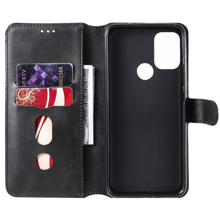 Wallet Stand Flip Leather Phone Case for Motorola Moto G30/G20 / G10 - Black