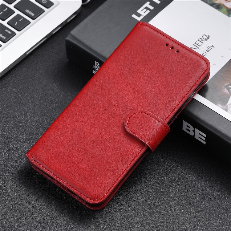 Wallet Stand Flip Leather Phone Case for Motorola Moto G30/G20 / G10 - Red