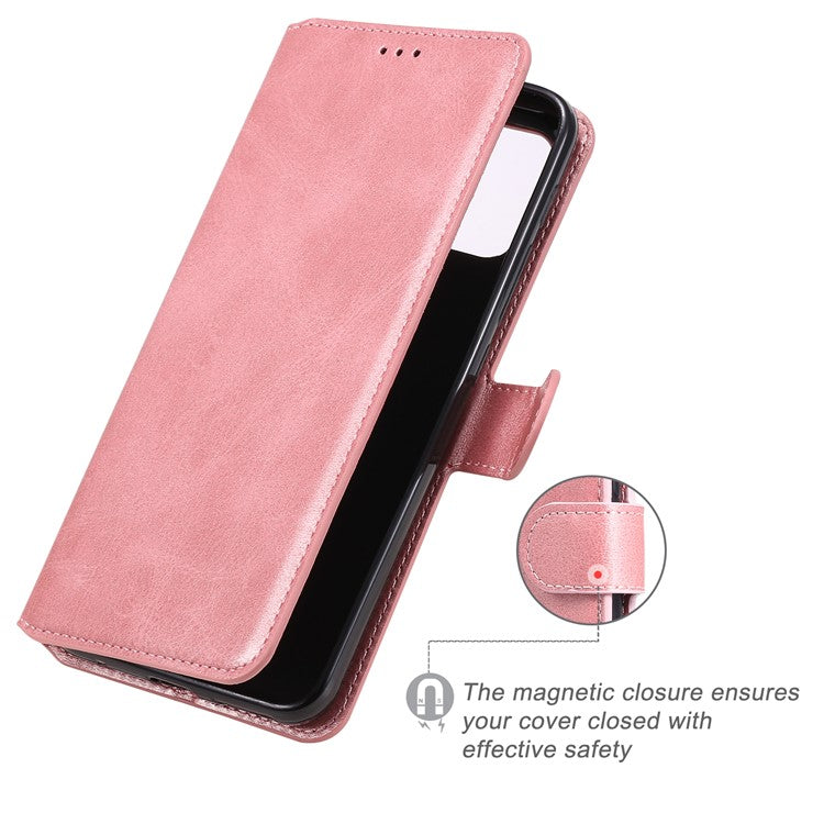 Wallet Stand Flip Leather Phone Case for Motorola Moto G30/G20 / G10 - Rose Gold