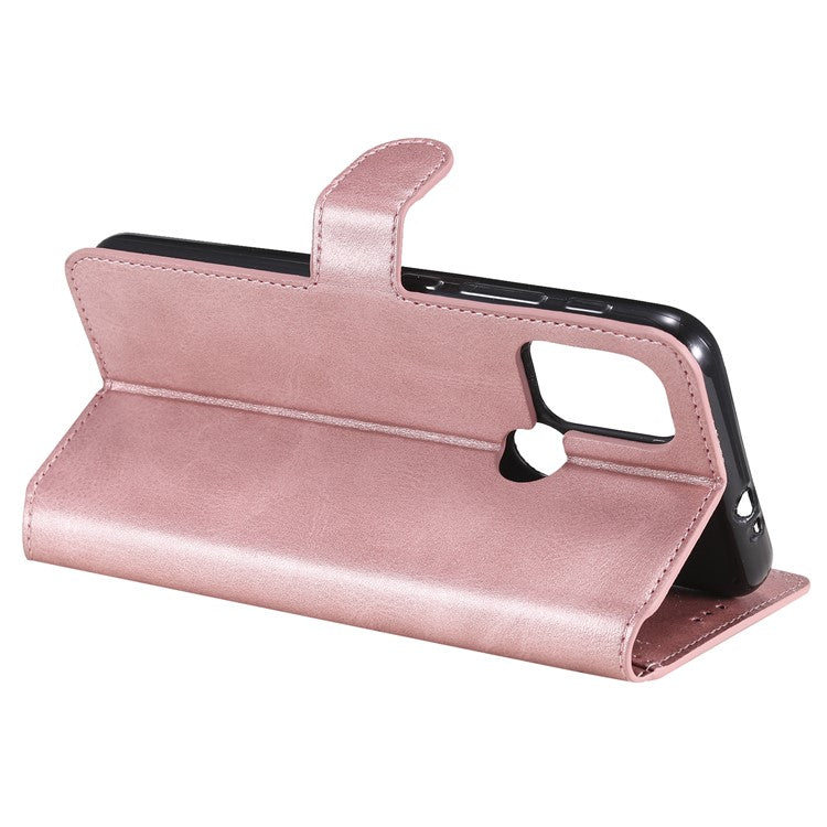 Wallet Stand Flip Leather Phone Case for Motorola Moto G30/G20 / G10 - Rose Gold
