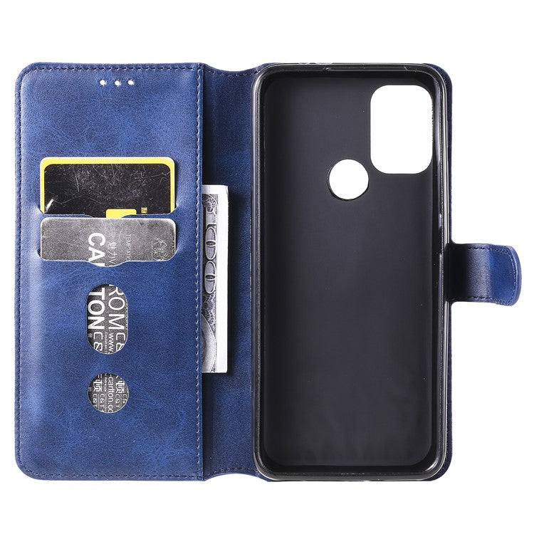 Wallet Stand Flip Leather Phone Case for Motorola Moto G30/G20 / G10 - Blue