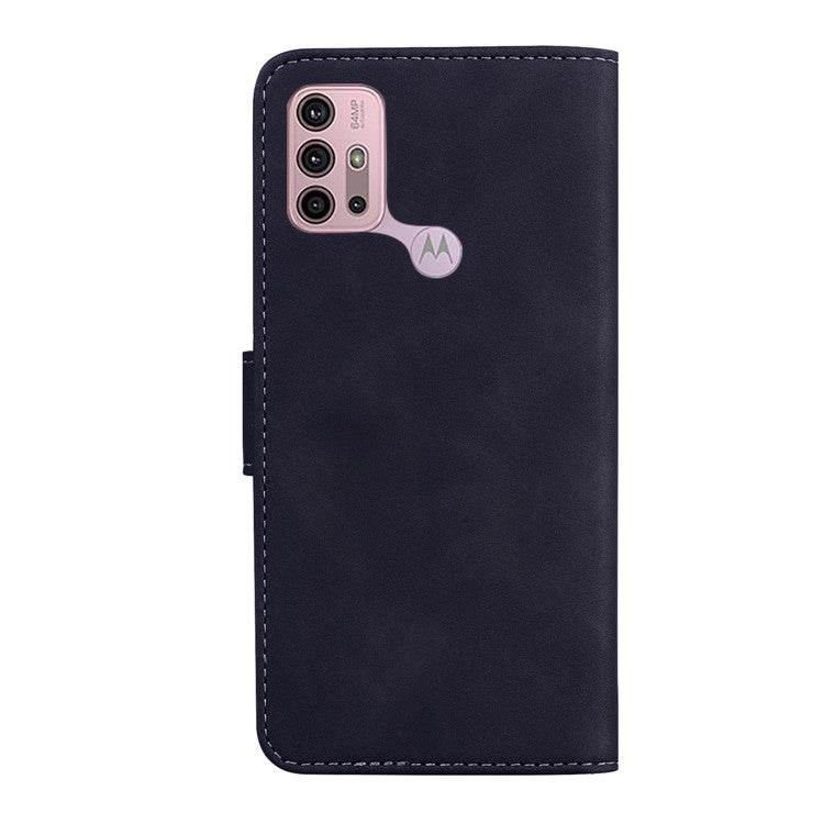 Wallet Stand Full Protection Flip Leather Phone Case for Motorola Moto G30/G20 / Motorola Moto G10 - Black