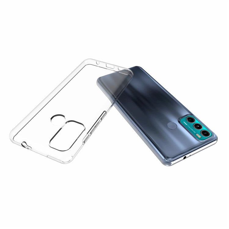 10Pcs/Pack Flexible TPU Watermark Resistant Clear Phone Case Protector for Motorola Moto G60 / Moto G40 Fusion
