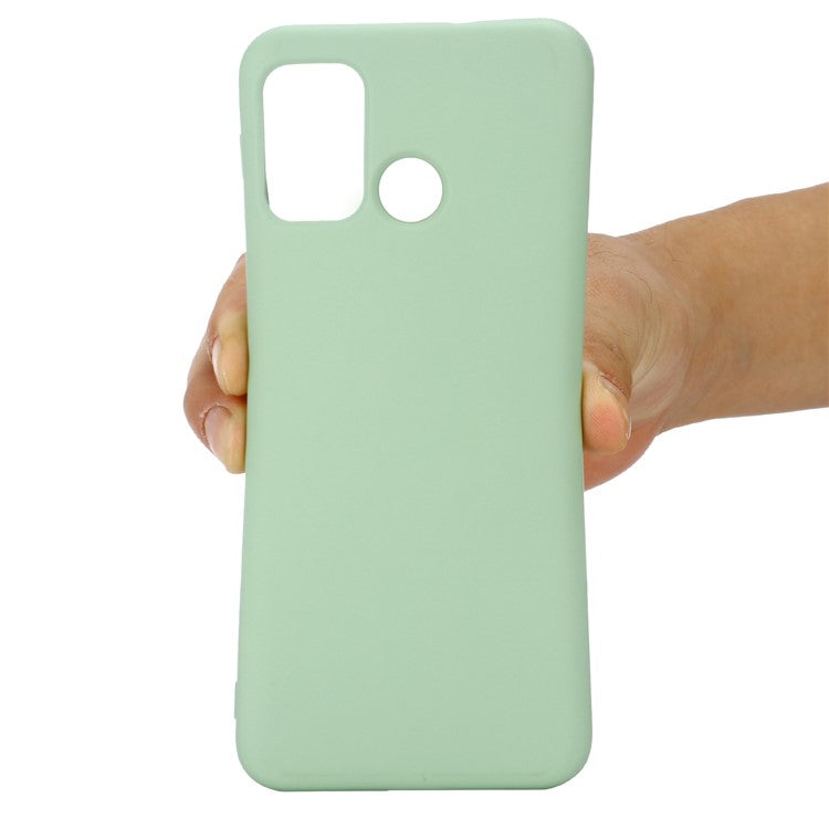 Soft Liquid Silicone Phone Case for Motorola Moto G60 - Green