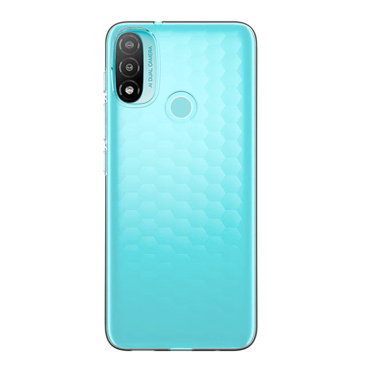 10Pcs/Pack Watermark-Resistant Soft Slim Fit Transparent Protective TPU Case for Motorola Moto E20