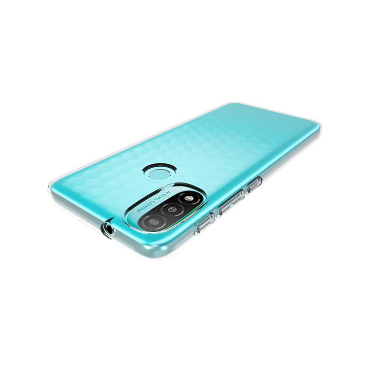 10Pcs/Pack Watermark-Resistant Soft Slim Fit Transparent Protective TPU Case for Motorola Moto E20