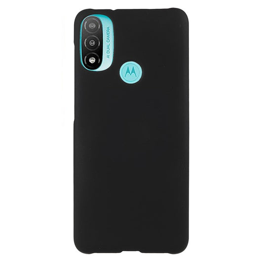 Anti-Scratch Protection Shell Rubberized Hard PC Phone Case for Motorola Moto E20/E30/E40 - Black