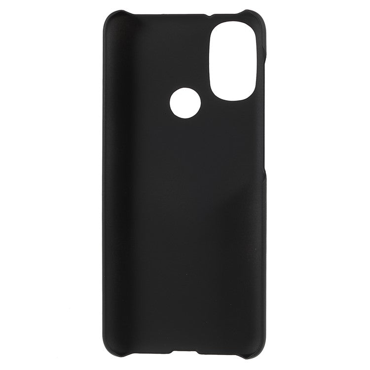 Anti-Scratch Protection Shell Rubberized Hard PC Phone Case for Motorola Moto E20/E30/E40 - Black