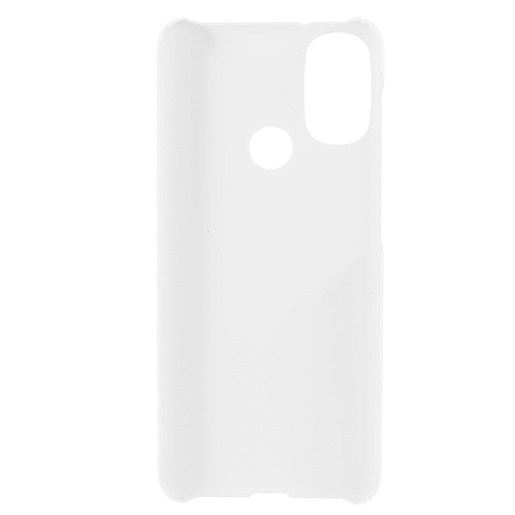 Anti-Scratch Protection Shell Rubberized Hard PC Phone Case for Motorola Moto E20/E30/E40 - White