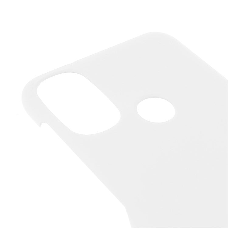 Anti-Scratch Protection Shell Rubberized Hard PC Phone Case for Motorola Moto E20/E30/E40 - White
