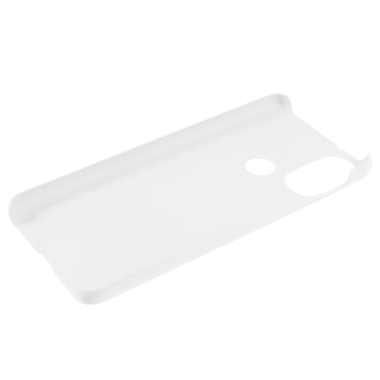 Anti-Scratch Protection Shell Rubberized Hard PC Phone Case for Motorola Moto E20/E30/E40 - White