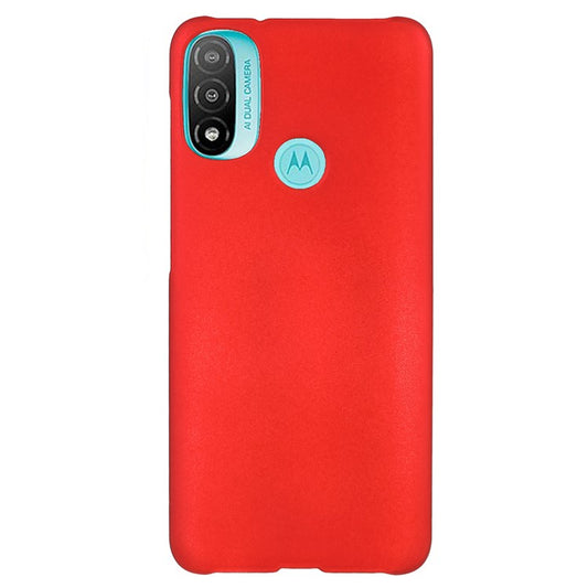 Anti-Scratch Protection Shell Rubberized Hard PC Phone Case for Motorola Moto E20/E30/E40 - Red