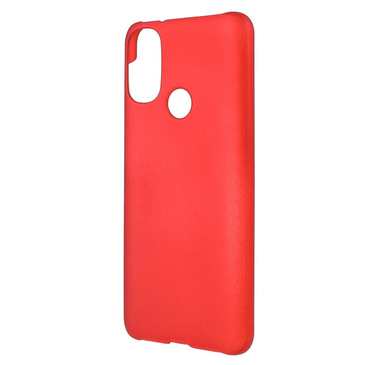 Anti-Scratch Protection Shell Rubberized Hard PC Phone Case for Motorola Moto E20/E30/E40 - Red