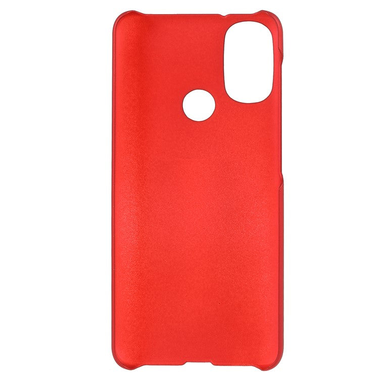 Anti-Scratch Protection Shell Rubberized Hard PC Phone Case for Motorola Moto E20/E30/E40 - Red