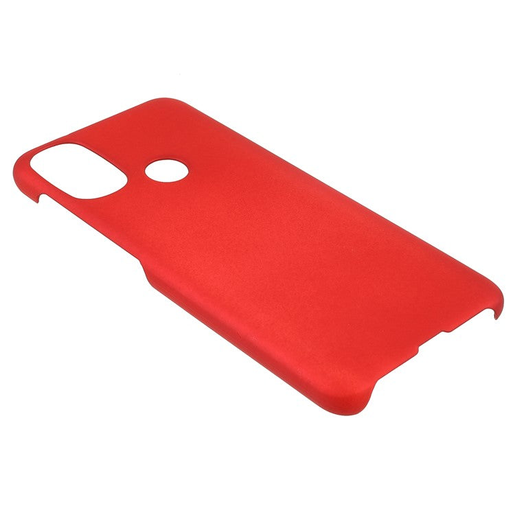 Anti-Scratch Protection Shell Rubberized Hard PC Phone Case for Motorola Moto E20/E30/E40 - Red