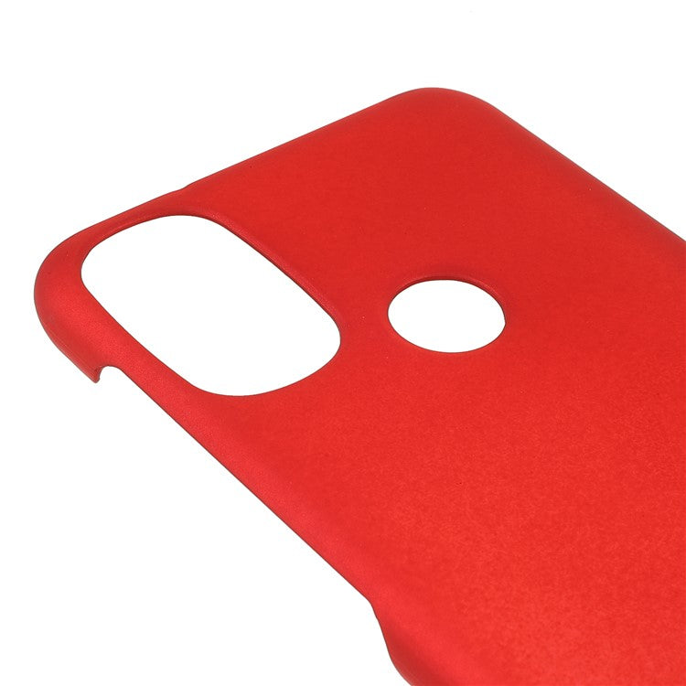 Anti-Scratch Protection Shell Rubberized Hard PC Phone Case for Motorola Moto E20/E30/E40 - Red