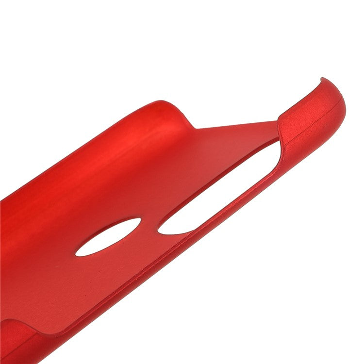 Anti-Scratch Protection Shell Rubberized Hard PC Phone Case for Motorola Moto E20/E30/E40 - Red
