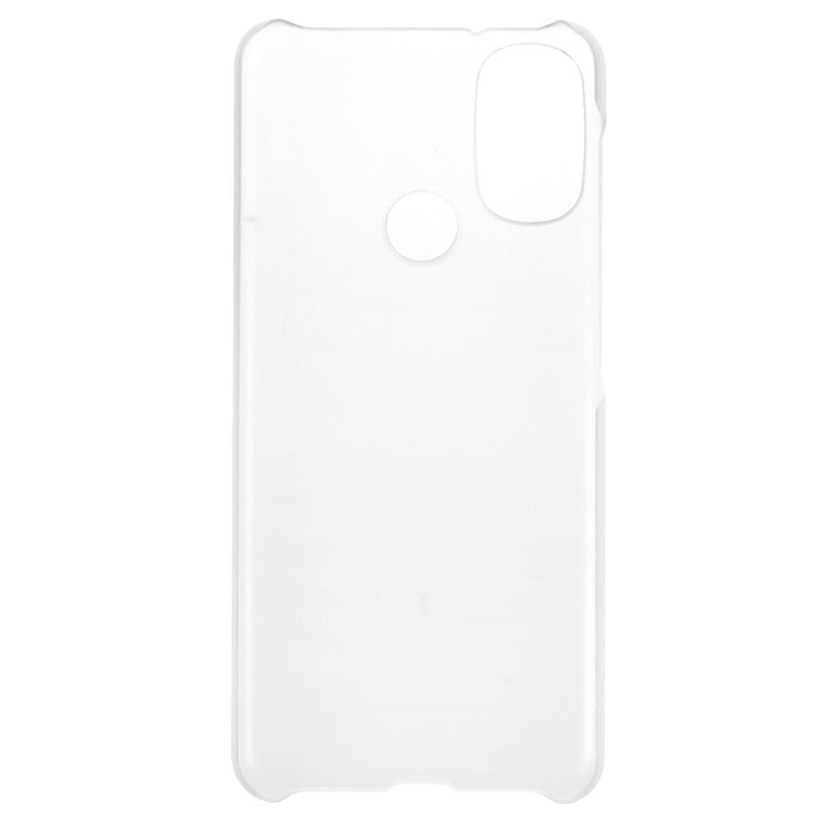 Anti-Scratch Protection Shell Rubberized Hard PC Phone Case for Motorola Moto E20/E30/E40 - Transparent