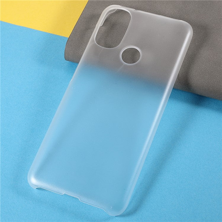 Anti-Scratch Protection Shell Rubberized Hard PC Phone Case for Motorola Moto E20/E30/E40 - Transparent