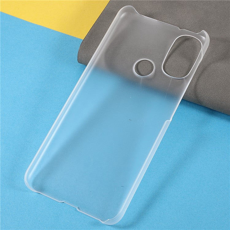Anti-Scratch Protection Shell Rubberized Hard PC Phone Case for Motorola Moto E20/E30/E40 - Transparent
