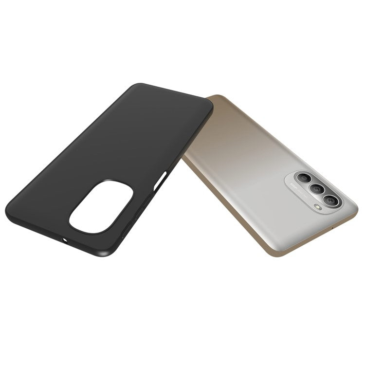 10Pcs/Pack Matte Surface Phone Case Flexible TPU Protective Cover for Motorola Moto G51 5G