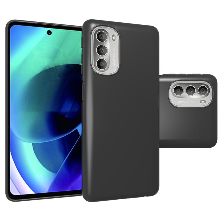 10Pcs/Pack Matte Surface Phone Case Flexible TPU Protective Cover for Motorola Moto G51 5G