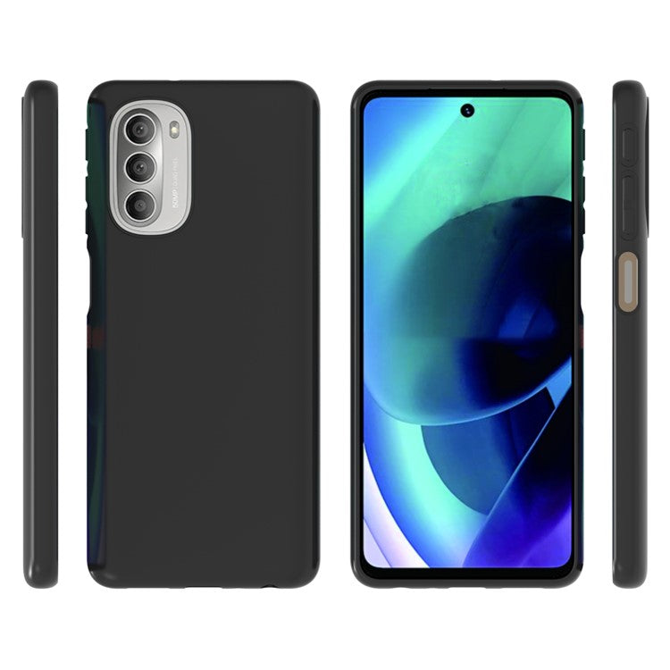 10Pcs/Pack Matte Surface Phone Case Flexible TPU Protective Cover for Motorola Moto G51 5G