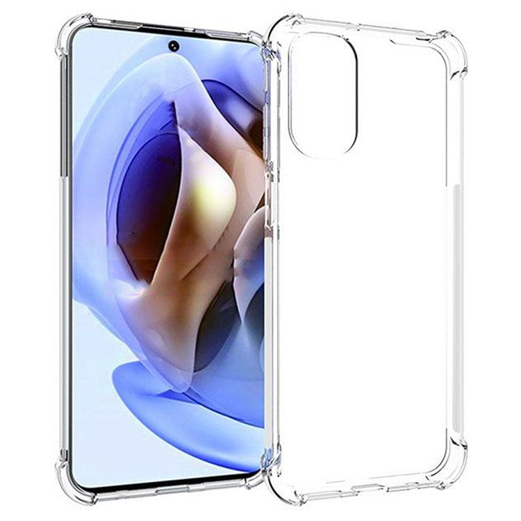 Transparent Soft TPU Cover with Non-Slip Grip Protective Shell for Motorola Moto G31 4G/G41 4G